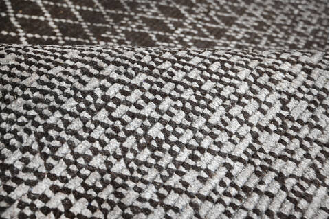 Modern-Contemporary Brown Hand Knotted 90 X 1111 Area Rug 904-145458 Image 8