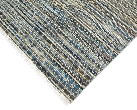 Modern-Contemporary Multicolor Hand Knotted 91 X 122 Area Rug 904-145459 Image 2