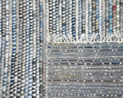 Modern-Contemporary Multicolor Hand Knotted 91 X 122 Area Rug 904-145459 Image 3