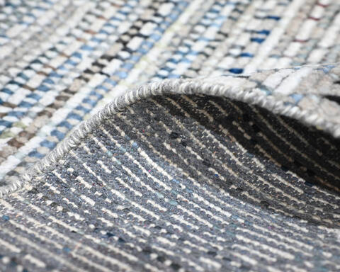 Modern-Contemporary Multicolor Hand Knotted 91 X 122 Area Rug 904-145459 Image 6