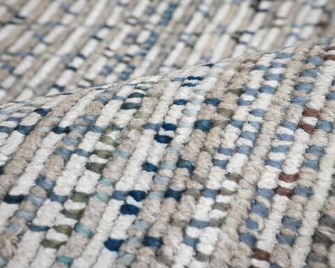 Modern-Contemporary Multicolor Hand Knotted 91 X 122 Area Rug 904-145459 Image 7