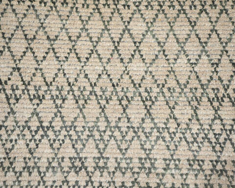 Modern-Contemporary Green Hand Knotted 92 X 126 Area Rug 904-145461 Image 4