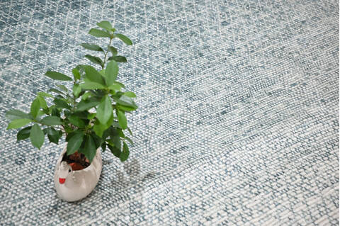 Modern-Contemporary Green Hand Knotted 810 X 122 Area Rug 904-145464 Image 9