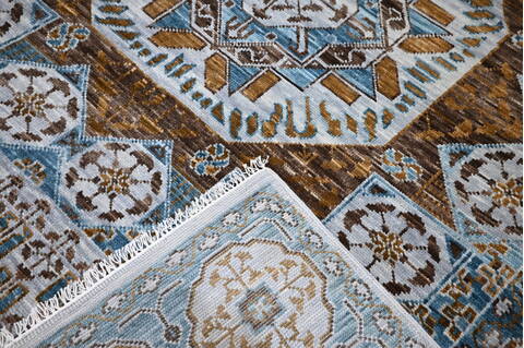 Mamluk Multicolor Hand Knotted 80 X 96 Area Rug 904-145472 Image 3