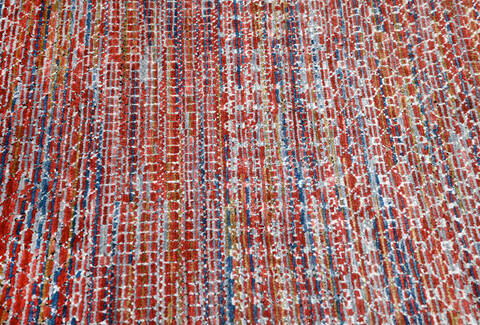 Modern-Contemporary Multicolor Square Hand Knotted 710 X 81 Area Rug 904-145473 Image 5