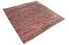 Modern-Contemporary Multicolor Square Hand Knotted 710 X 81 Area Rug 904-145473 Thumb 1