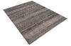 Modern-Contemporary Black Hand Knotted 710 X 910  Area Rug 904-145474 Thumb 1