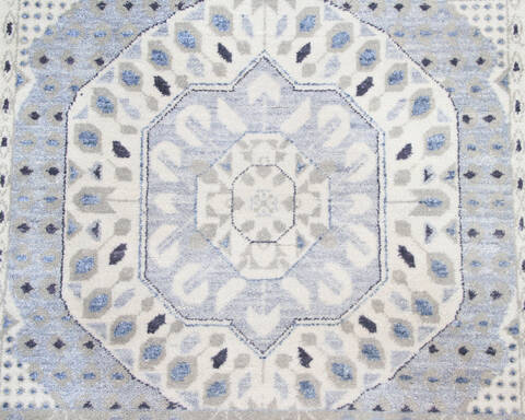 Mamluk Blue Hand Knotted 100 X 140 Area Rug 904-145477 Image 4