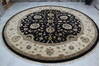 Jaipur Black Round Hand Knotted 100 X 102  Area Rug 905-145481 Thumb 1