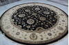 Jaipur Black Round Hand Knotted 100 X 102  Area Rug 905-145481 Thumb 2