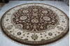 Jaipur Brown Round Hand Knotted 911 X 102  Area Rug 905-145482 Thumb 1
