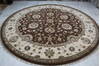 Jaipur Brown Round Hand Knotted 911 X 102 Area Rug 905-145482 Thumb 1