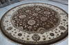 Jaipur Brown Round Hand Knotted 911 X 102  Area Rug 905-145482 Thumb 2