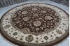 Jaipur Brown Round Hand Knotted 911 X 102  Area Rug 905-145482 Thumb 3