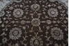 Jaipur Brown Round Hand Knotted 911 X 102 Area Rug 905-145482 Thumb 6