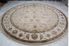 Jaipur Beige Round Hand Knotted 101 X 102 Area Rug 905-145484 Thumb 1