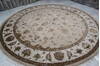 Jaipur Beige Round Hand Knotted 101 X 102 Area Rug 905-145484 Thumb 3