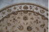Jaipur Beige Round Hand Knotted 101 X 102 Area Rug 905-145484 Thumb 7