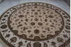 Jaipur Beige Round Hand Knotted 101 X 102 Area Rug 905-145484 Thumb 8