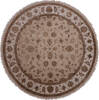 Jaipur Beige Round Hand Knotted 101 X 102  Area Rug 905-145484 Thumb 0
