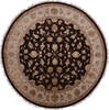 Jaipur Brown Round Hand Knotted 911 X 100  Area Rug 905-145485 Thumb 0