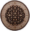 Jaipur Brown Round Hand Knotted 911 X 100 Area Rug 905-145485 Thumb 0