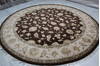 Jaipur Brown Round Hand Knotted 100 X 102 Area Rug 905-145486 Thumb 2