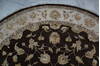 Jaipur Brown Round Hand Knotted 100 X 102 Area Rug 905-145486 Thumb 7