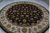 Jaipur Brown Round Hand Knotted 100 X 102 Area Rug 905-145486 Thumb 8
