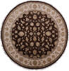 Jaipur Brown Round Hand Knotted 100 X 102 Area Rug 905-145486 Thumb 0