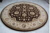 Jaipur Brown Round Hand Knotted 90 X 92  Area Rug 905-145487 Thumb 1