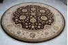 Jaipur Brown Round Hand Knotted 90 X 92 Area Rug 905-145487 Thumb 1