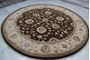 Jaipur Brown Round Hand Knotted 90 X 92  Area Rug 905-145487 Thumb 2