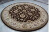 Jaipur Brown Round Hand Knotted 90 X 92 Area Rug 905-145487 Thumb 2