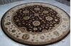 Jaipur Brown Round Hand Knotted 90 X 92 Area Rug 905-145487 Thumb 3