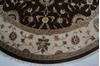 Jaipur Brown Round Hand Knotted 90 X 92  Area Rug 905-145487 Thumb 5