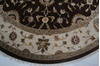 Jaipur Brown Round Hand Knotted 90 X 92 Area Rug 905-145487 Thumb 5