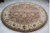 Jaipur Beige Round Hand Knotted 88 X 811  Area Rug 905-145488 Thumb 1