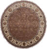 Jaipur Beige Round Hand Knotted 88 X 811  Area Rug 905-145488 Thumb 0