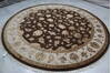 Jaipur Brown Round Hand Knotted 91 X 92 Area Rug 905-145489 Thumb 2