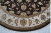 Jaipur Brown Round Hand Knotted 91 X 92  Area Rug 905-145489 Thumb 5