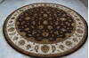 Jaipur Brown Round Hand Knotted 91 X 92 Area Rug 905-145489 Thumb 8