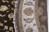 Jaipur Brown Round Hand Knotted 91 X 92  Area Rug 905-145489 Thumb 9
