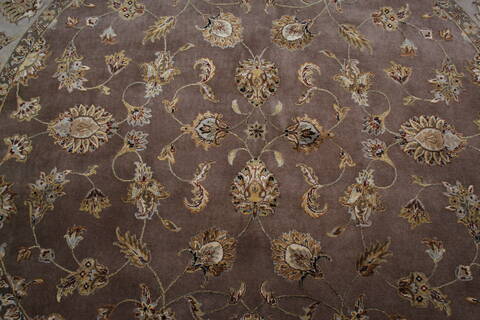 Jaipur Beige Round Hand Knotted 811 X 92 Area Rug 905-145490 Image 6