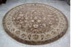 Jaipur Beige Round Hand Knotted 811 X 92 Area Rug 905-145490 Thumb 1