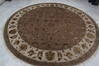 Jaipur Beige Round Hand Knotted 811 X 92  Area Rug 905-145490 Thumb 8