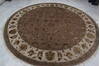 Jaipur Beige Round Hand Knotted 811 X 92 Area Rug 905-145490 Thumb 8