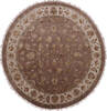 Jaipur Beige Round Hand Knotted 811 X 92 Area Rug 905-145490 Thumb 0