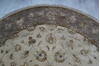Jaipur White Round Hand Knotted 91 X 91 Area Rug 905-145491 Thumb 7