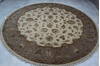 Jaipur White Round Hand Knotted 91 X 91 Area Rug 905-145491 Thumb 8